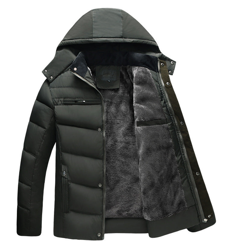 Cotton Padded Hooded Jacket