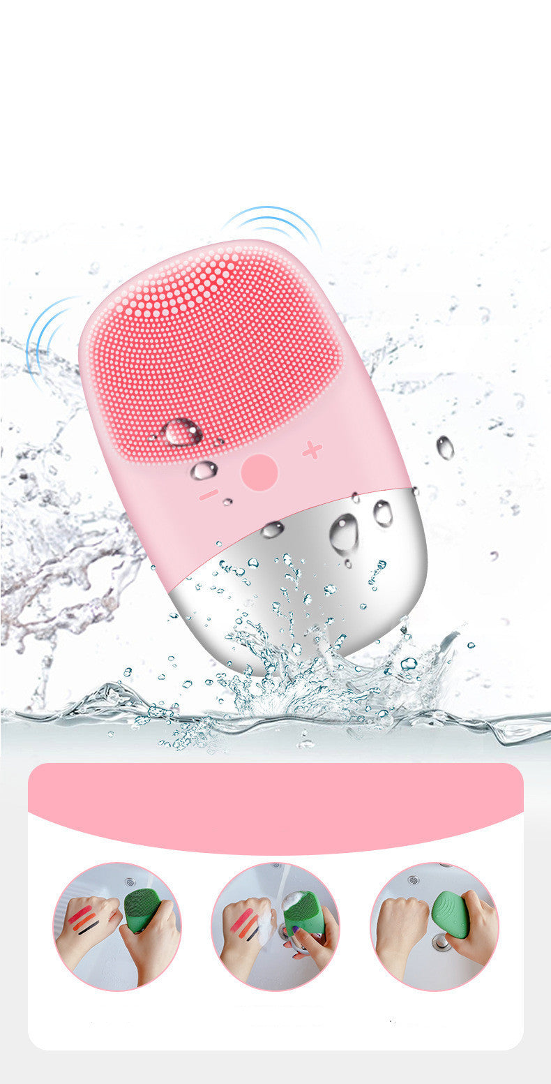 Mini Electric Silicone Face Cleansing Brush