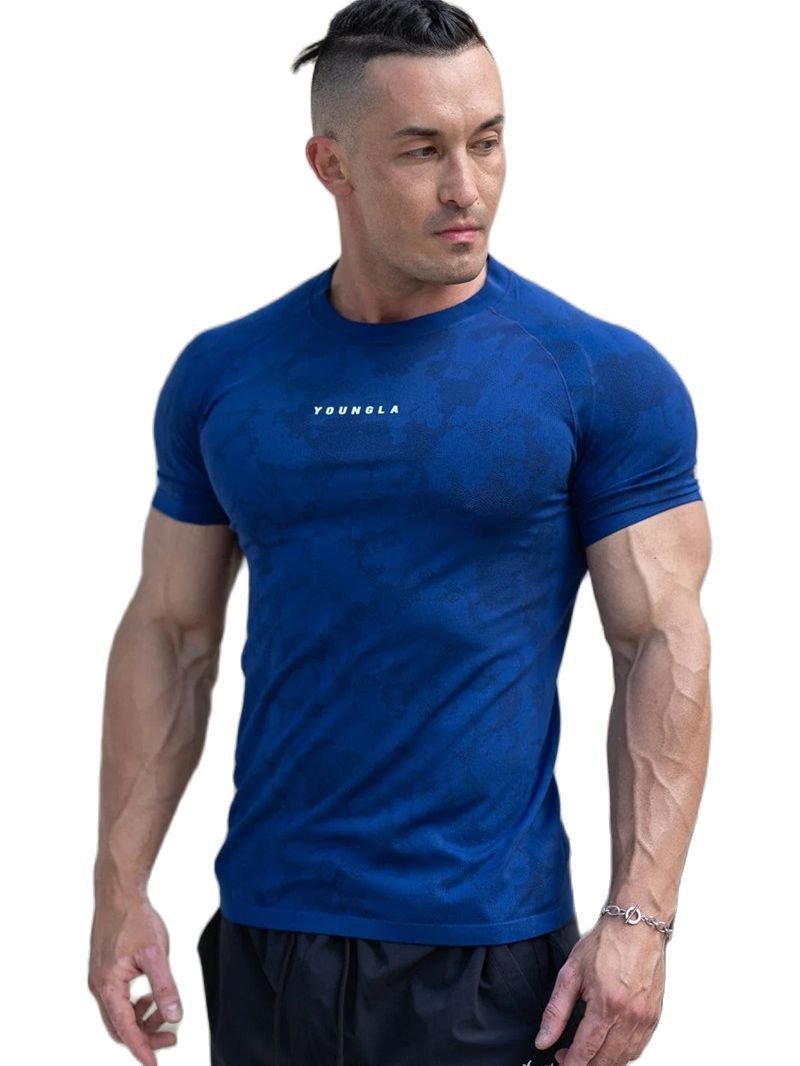 Men's Camouflage Workout T-Shirt