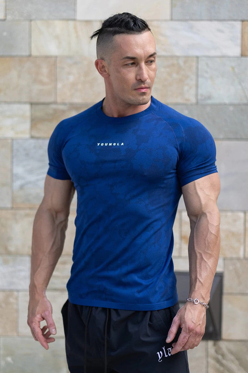 Men's Camouflage Workout T-Shirt