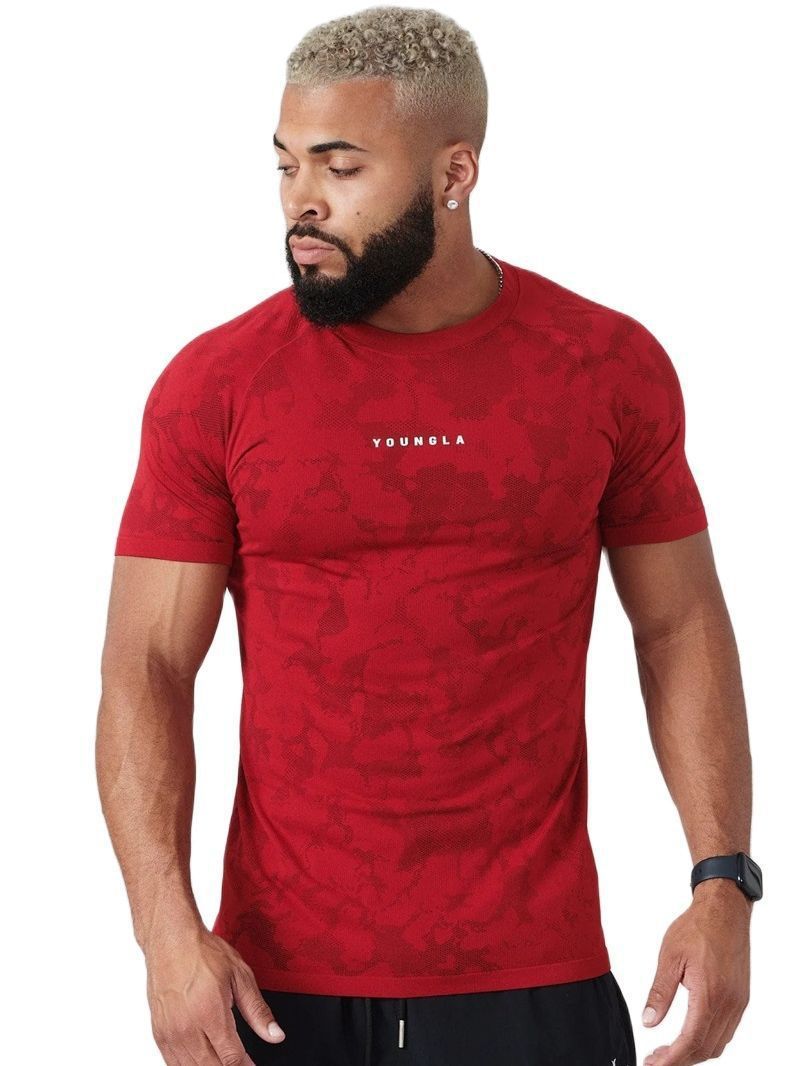 Men's Camouflage Workout T-Shirt