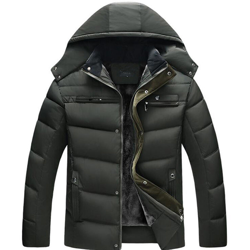 Cotton Padded Hooded Jacket