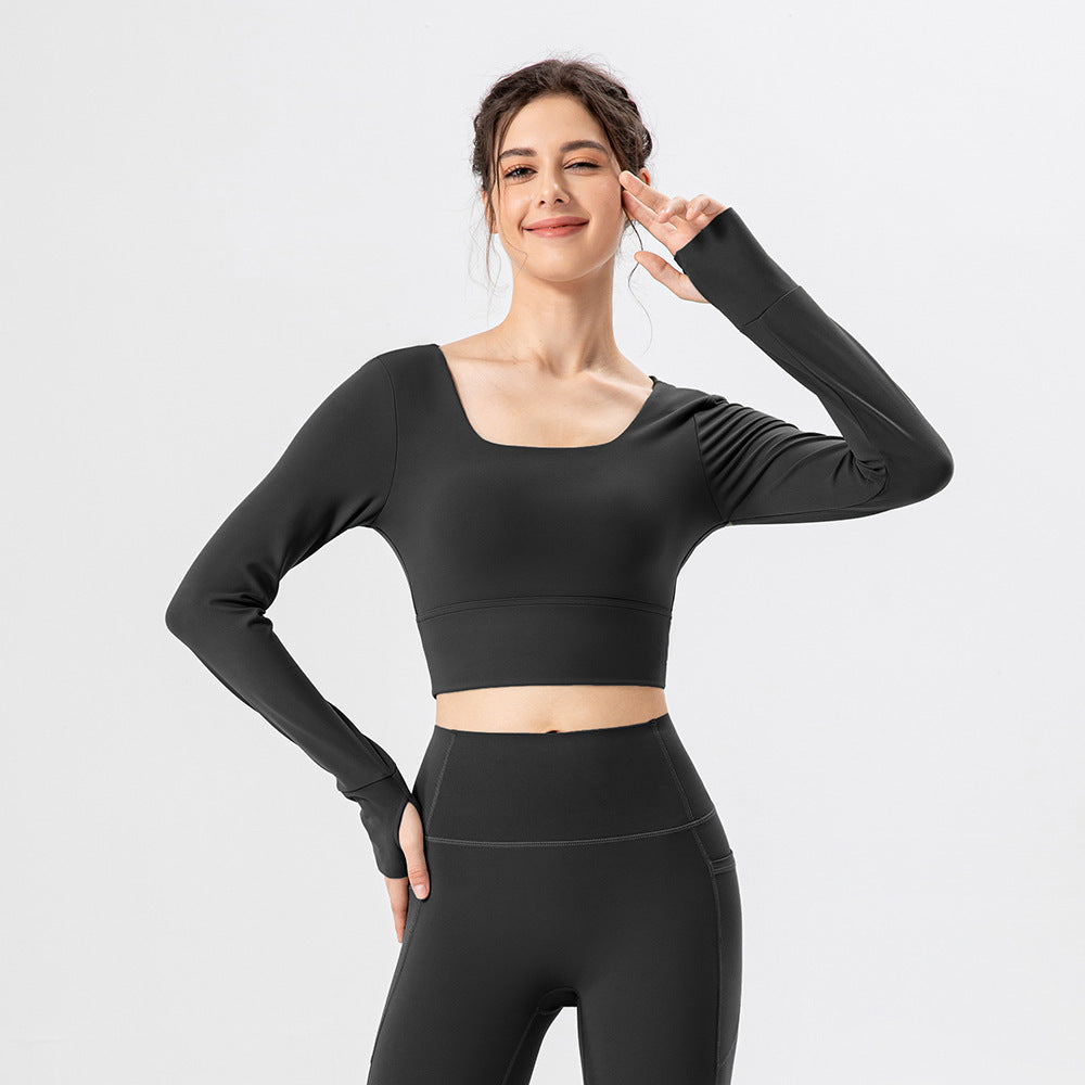 Women's Yoga Clothes with Chest Pad