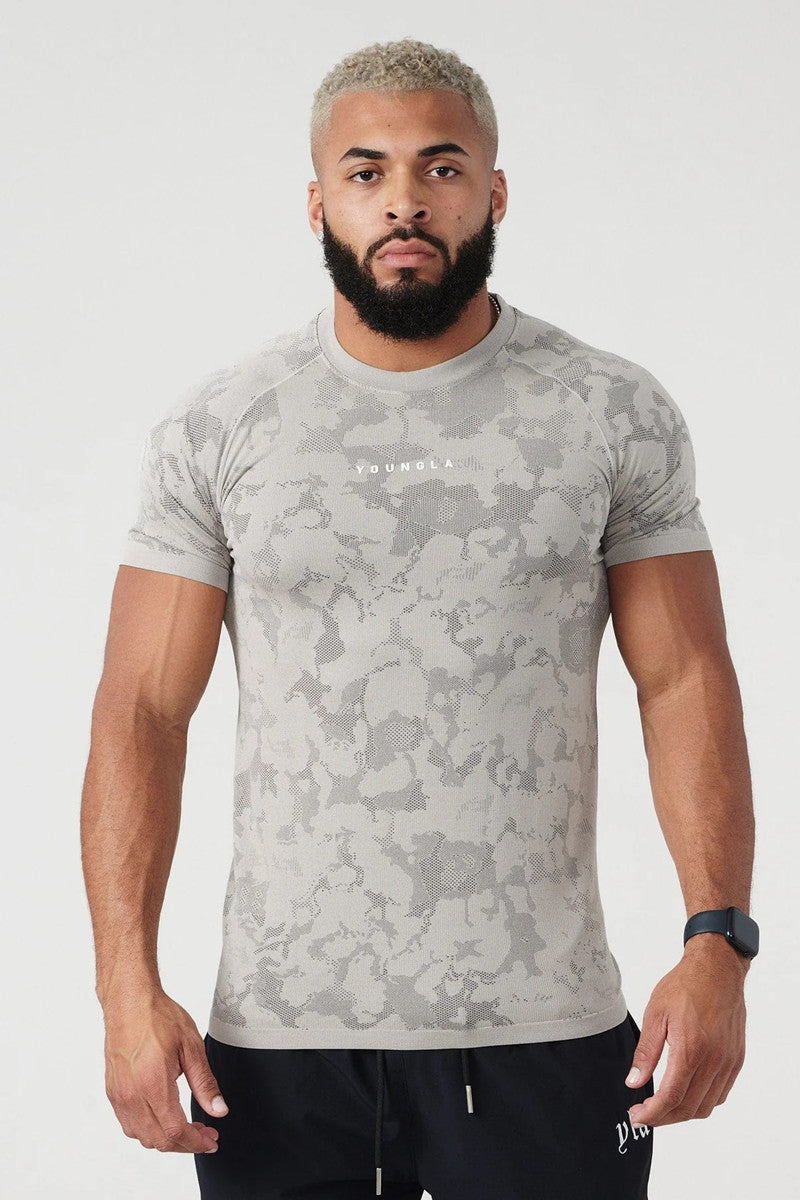 Men's Camouflage Workout T-Shirt