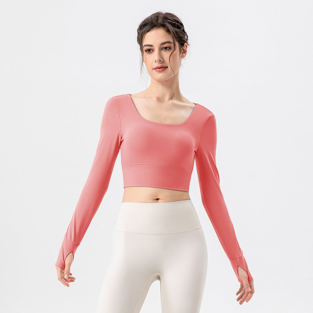 Women's Yoga Clothes with Chest Pad