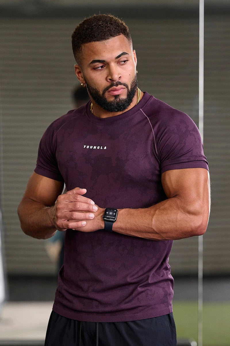 Men's Camouflage Workout T-Shirt